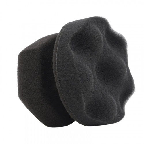 Wavy Edge Handheld Wax Applicator Sponge