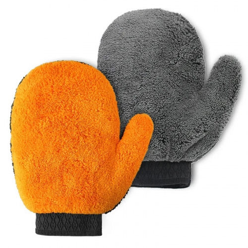 Microfiber Coral Velvet Car Wash Mittens